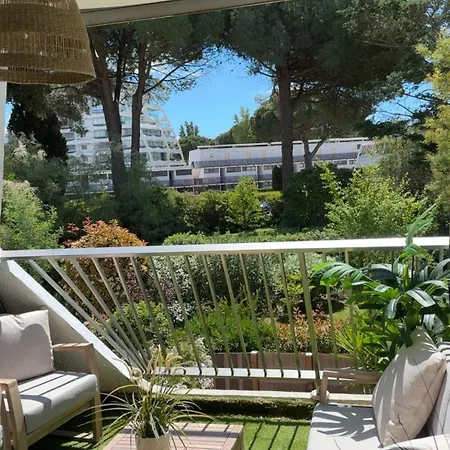 Le Boheme - Balcon Vue Jardin - Clim - Place De Parking - Wifi - 5min דירה *